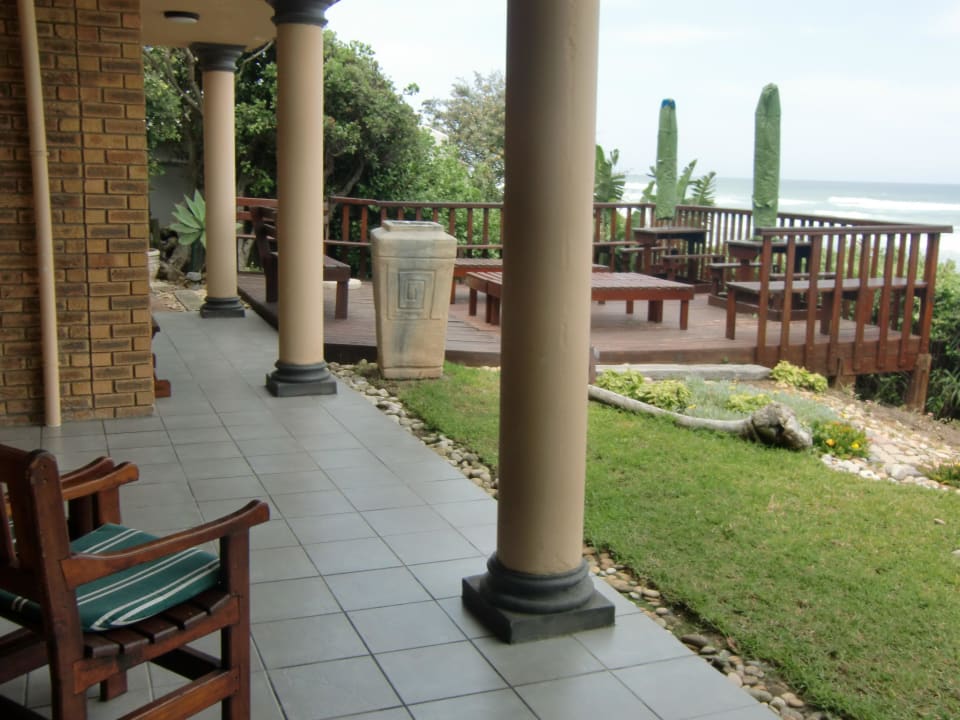 Blick vom Zimmer Guest House Sea Paradise