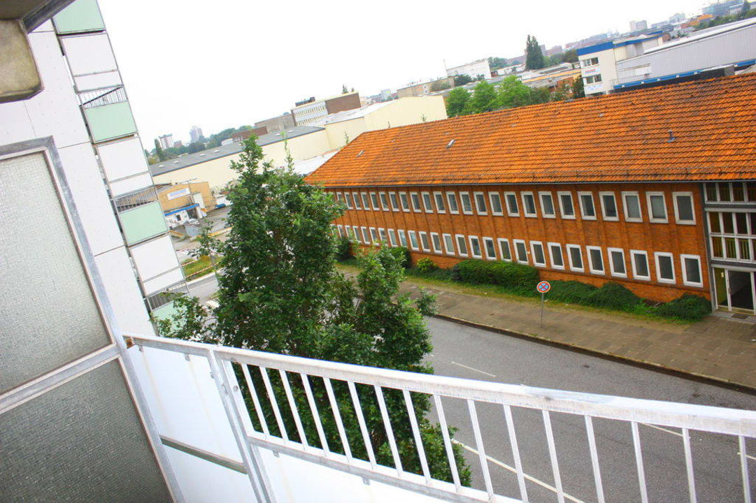 Sicht vom Balkon aus Apartment-Hotel Hamburg Mitte