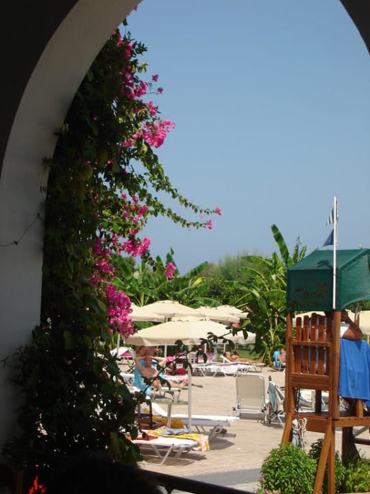 Ausblick von der Restaurantterrasse Irene Palace Beach Resort Club alltoura