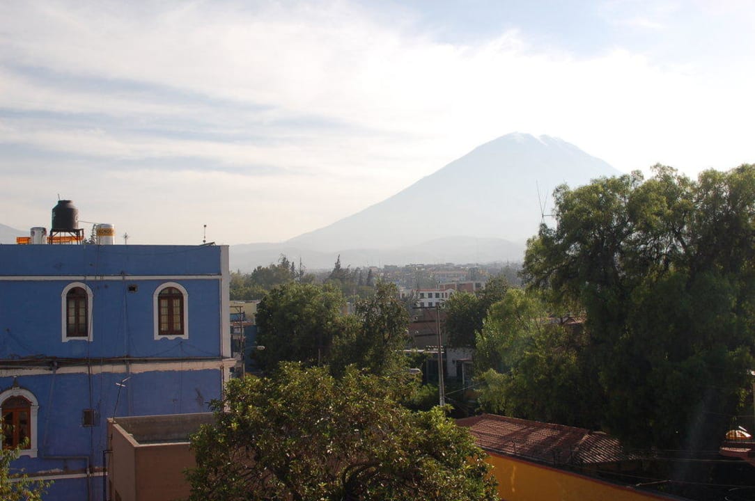 Blick auf den Vulkan Misti Hotel Casa Andina Classic Arequipa