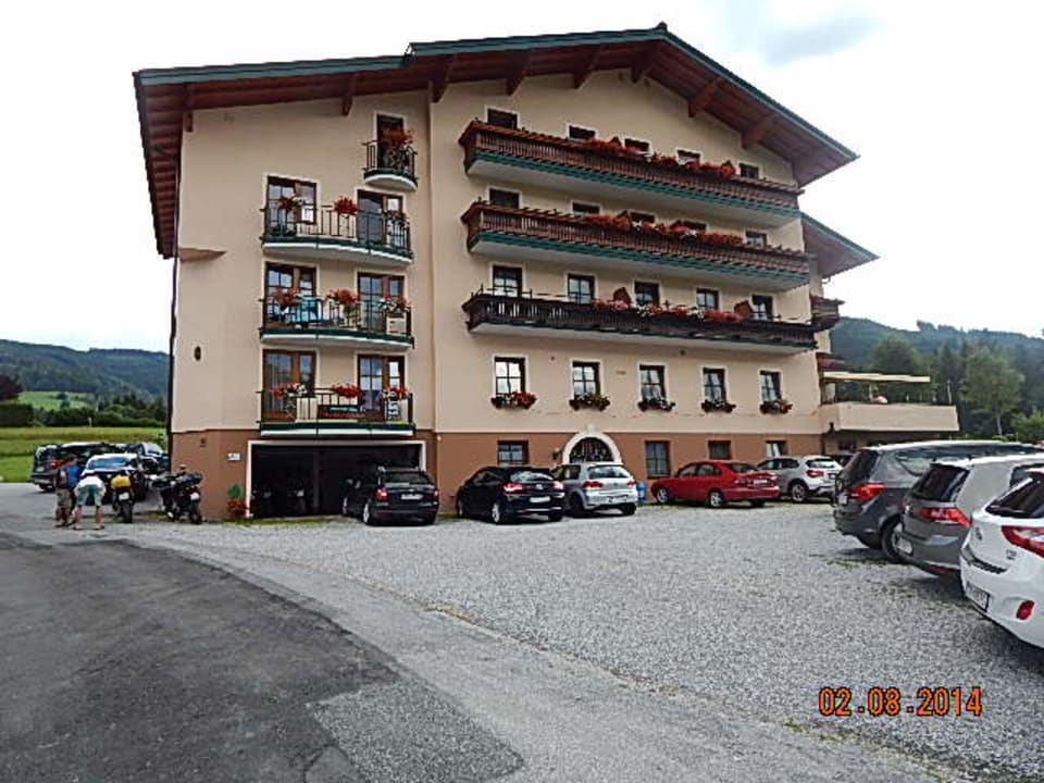 Außenansicht Alpengasthof Hotel Hochkönigblick