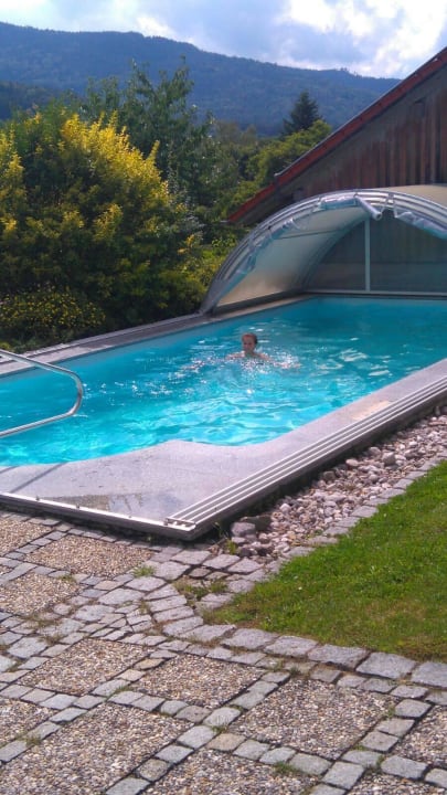 Sehr sauberer Pool Hotel Gasthof Zur Linde