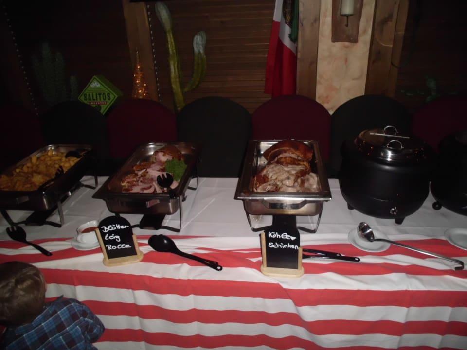 Ein Teil des genialen "Silvesterbüffets" Landhotel Grimmeblick