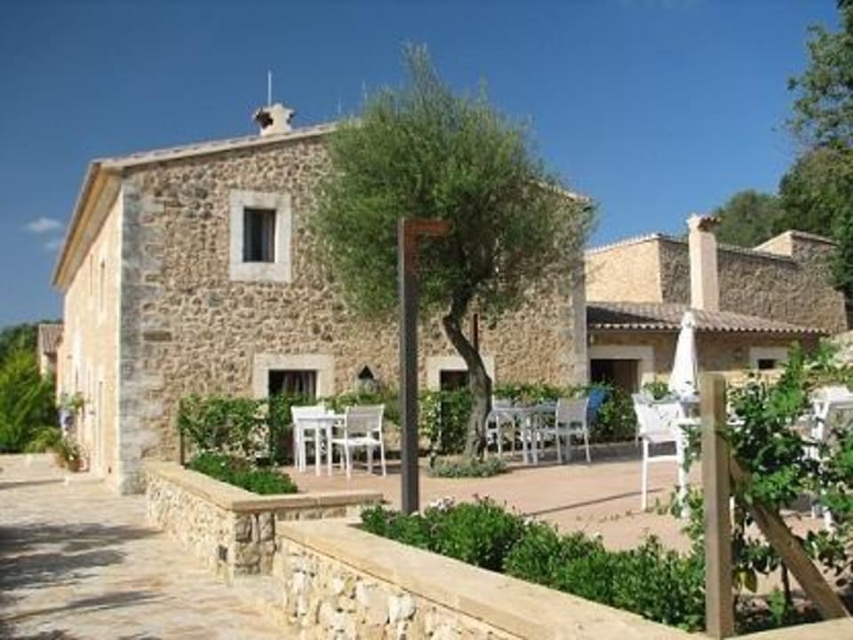 Haupthaus mit Terrasse Landhaus Son Simó Vell
