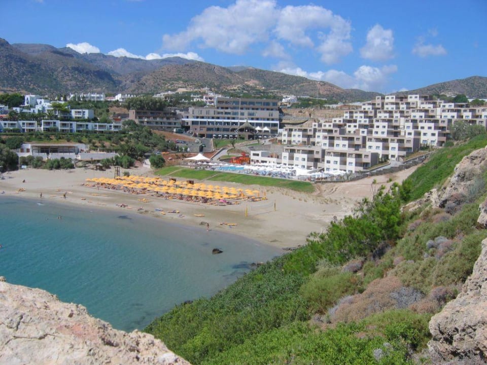 Die Anlage vom Meer gesehen Atlantica Mikri Poli Crete