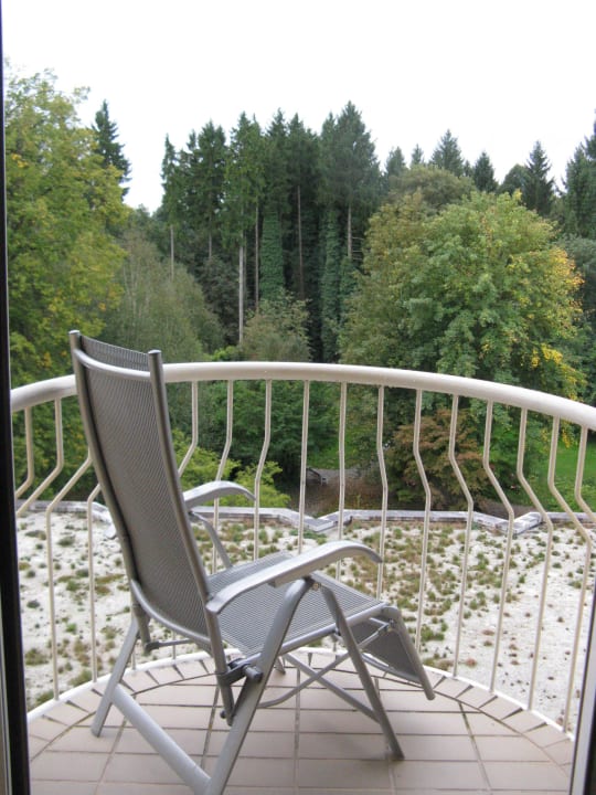 Balkon mit Blick auf den Kurpark Kurhaus Schärding Barmherzige Brüder