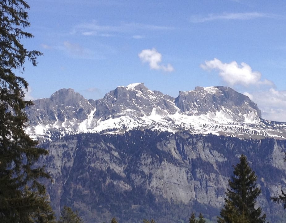Ausblick Chalet Marlies Flumserberg Bergheim