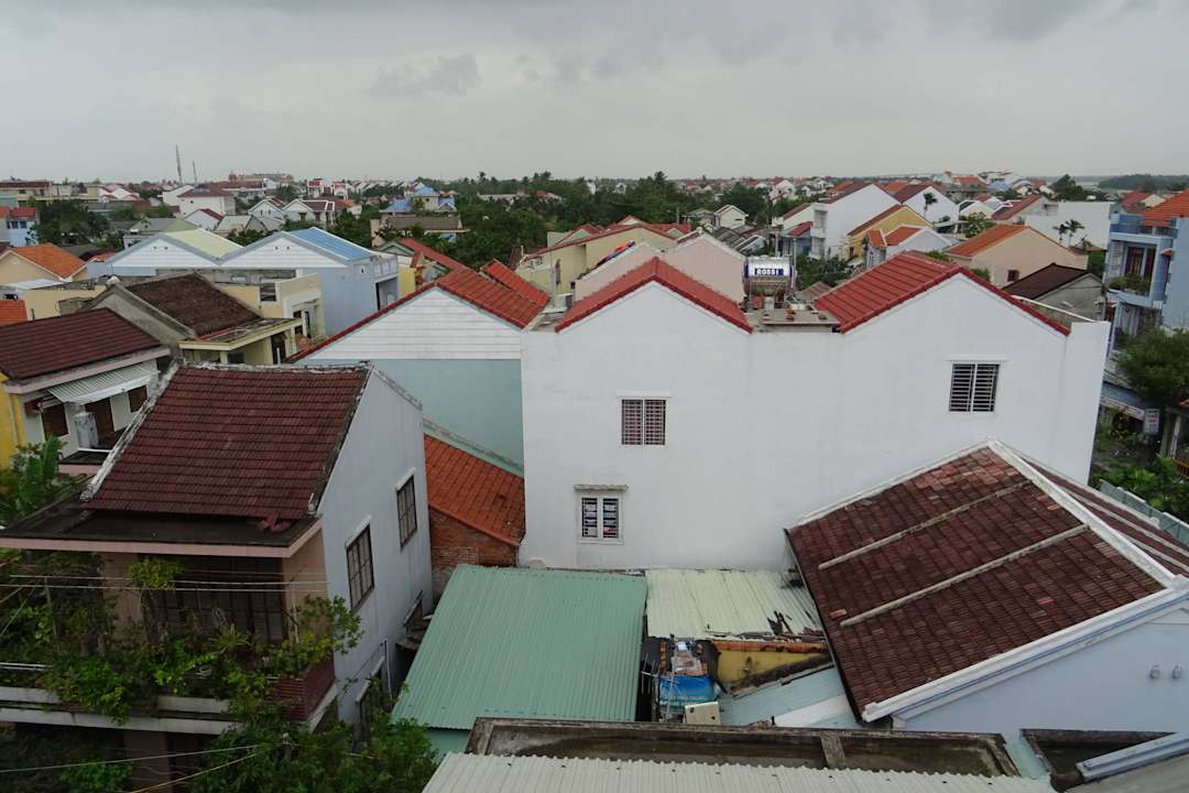 Blick aus dem Restaurant Hoi An Lantern Hotel
