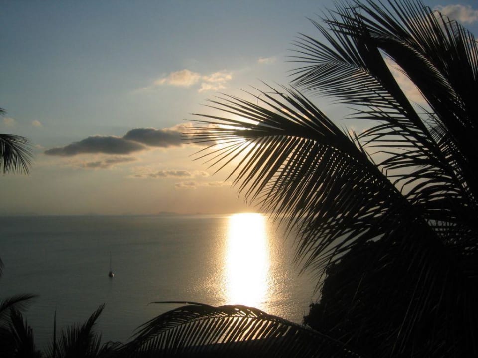 Sonnenuntergang Blick vom Balkon InterContinental Koh Samui Resort