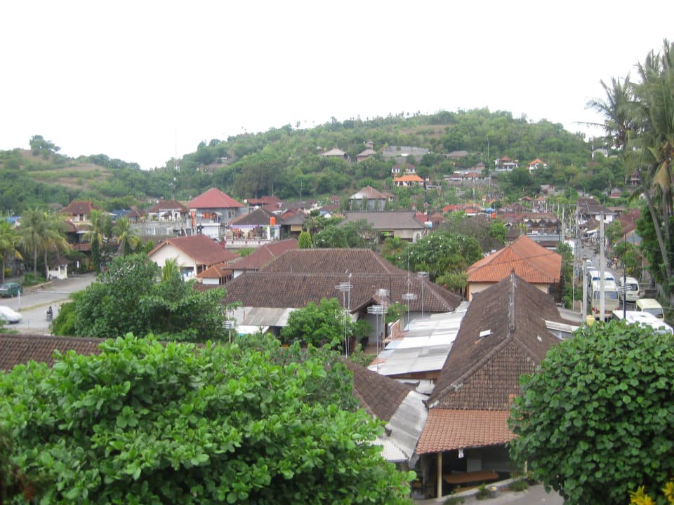 Ausblick auf Padang Bay Hotel Serangan Inn II