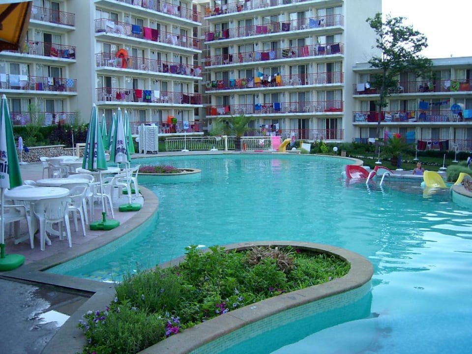 Hotel Vita Park in Albena - Bulgarien im Jahr 2003 Pool ober Vita Park
