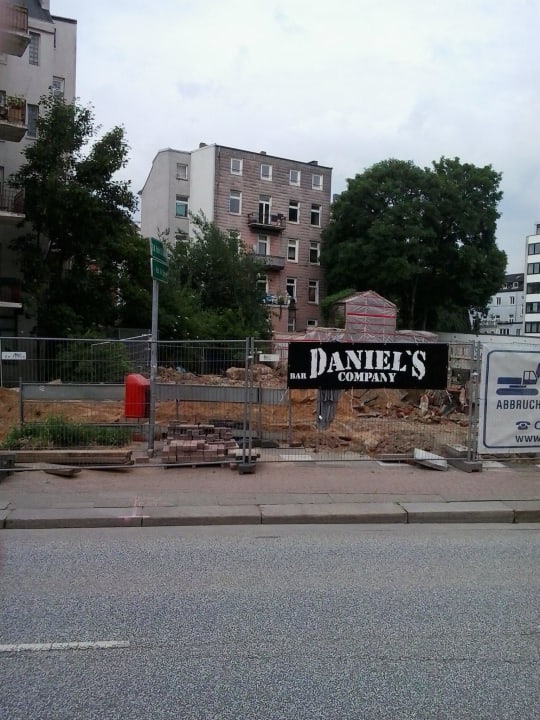 Hotel von hinten Hotel Königshof Hamburg