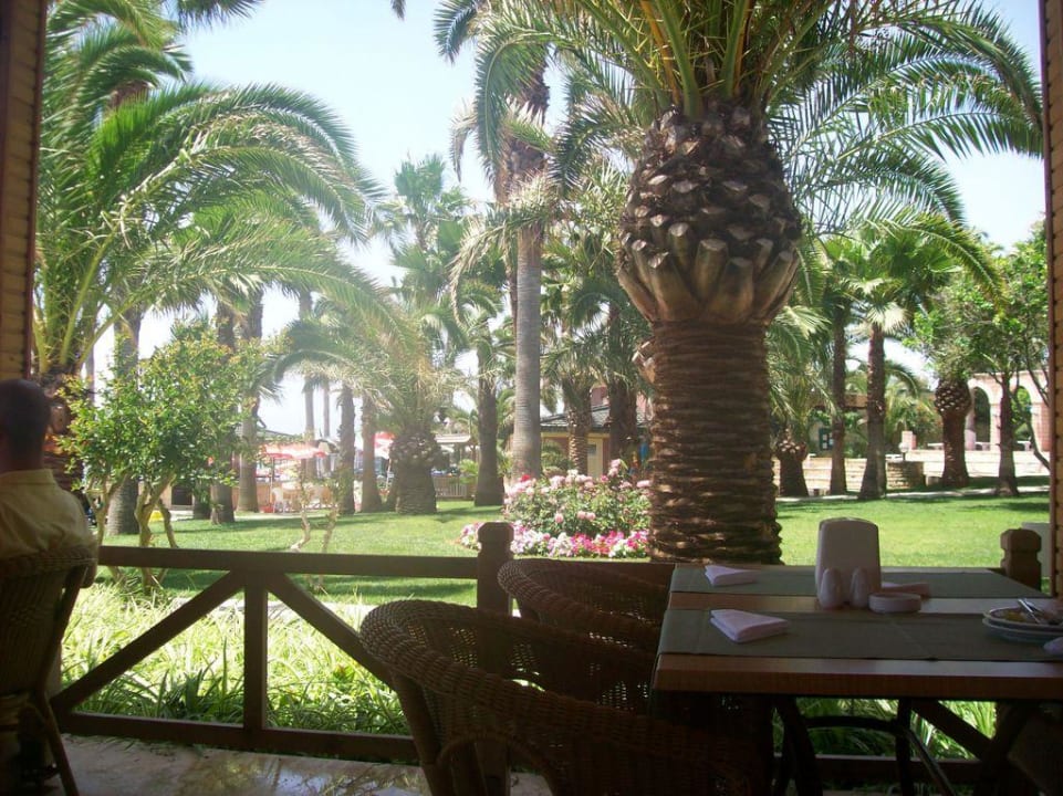 Blick vom a la carte Restaurant Hotel Meryan