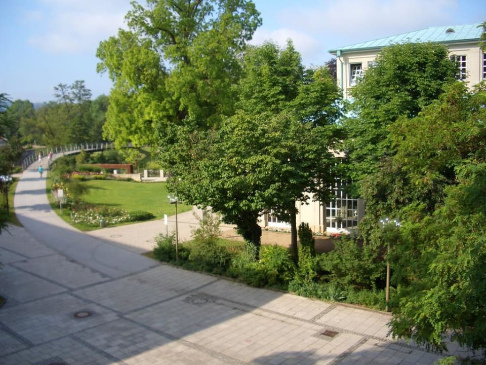 Blick aus dem Fenster Hotel Kaiserhof Victoria