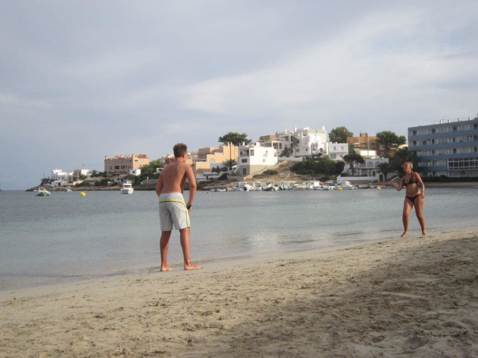 Strand direkt vom Hotel Hostal Talamanca