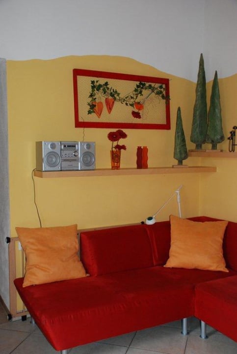 Wohnbereich im Schwalbennest Ferienhof Neudeck