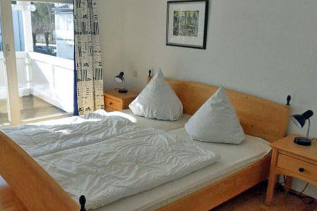 Wohnbeispiel Schlafzimmer Doppelbett Strandresidenz Juliusruh