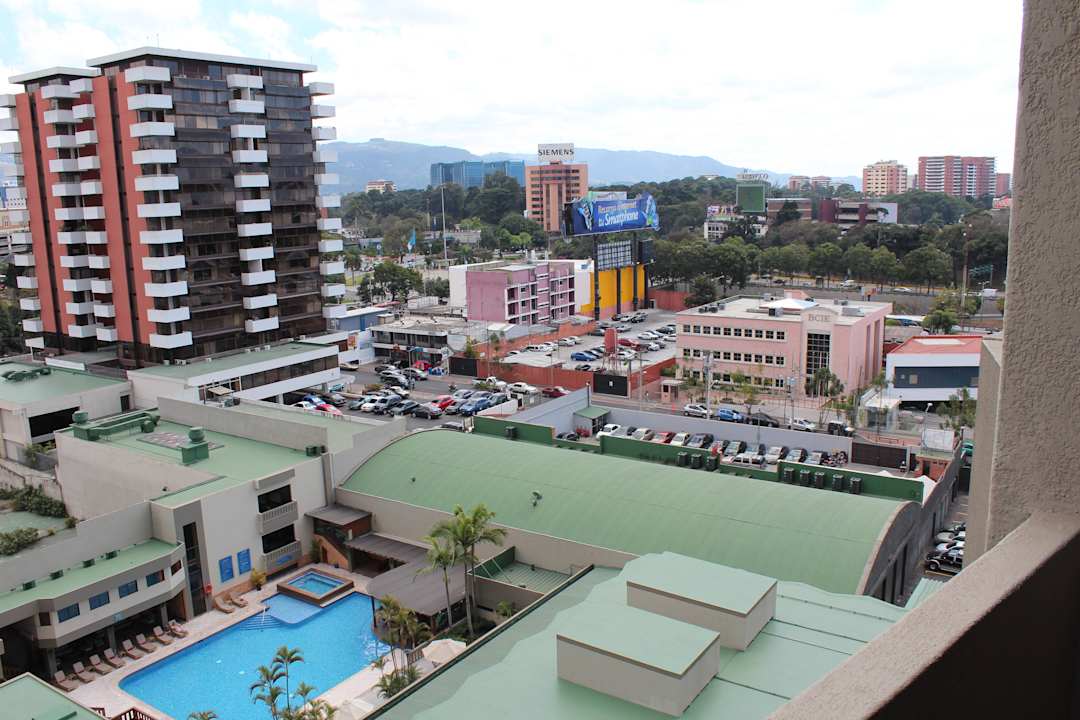View from the room Hotel Barceló Guatemala City