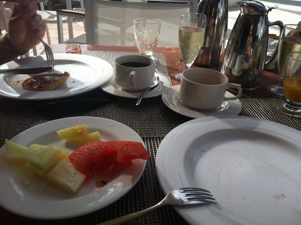 Frühstück auf der Terrasse Paradisus by Meliá Salinas Lanzarote