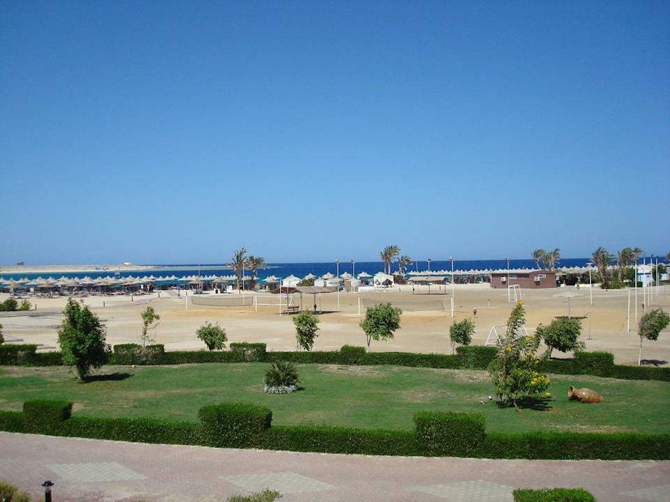 Ausblick vom Balkon Malikia Resort Abu Dabbab