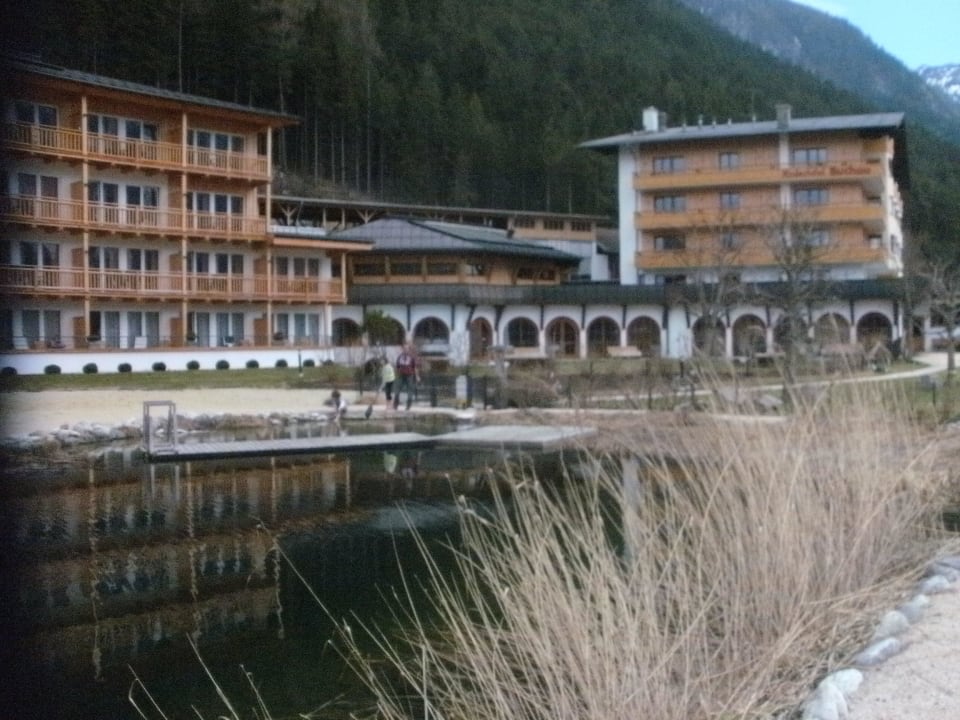 Kleiner See in der Hotelanlage Familienresort Buchau
