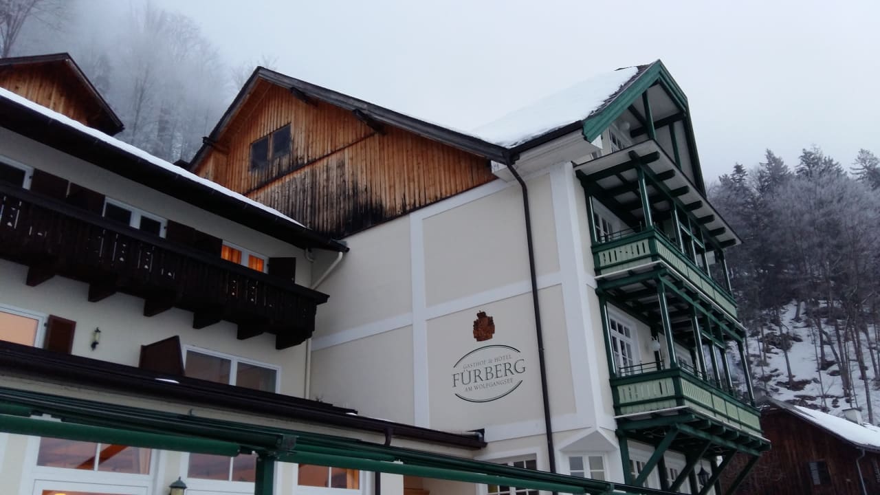 Außenansicht Gasthof Fürberg am Wolfgangsee