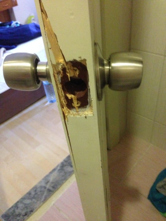 Badezimmer- Türe Sunrise Beach Side