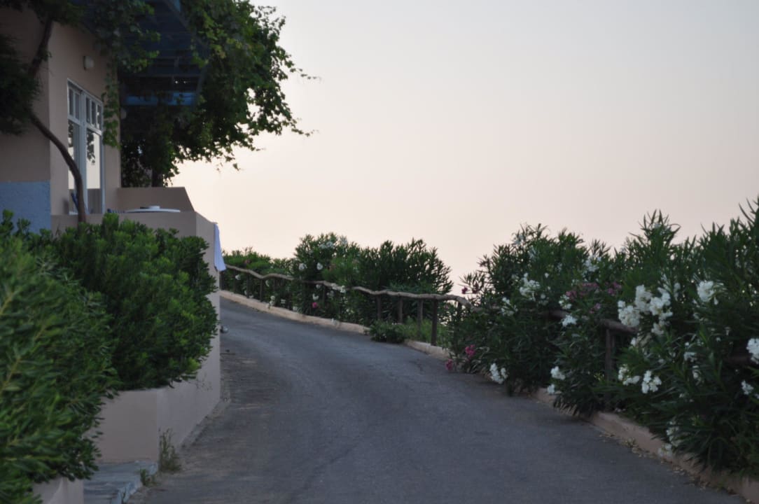 Дорога вдоль домиков Fodele Beach & Water Park Holiday Resort