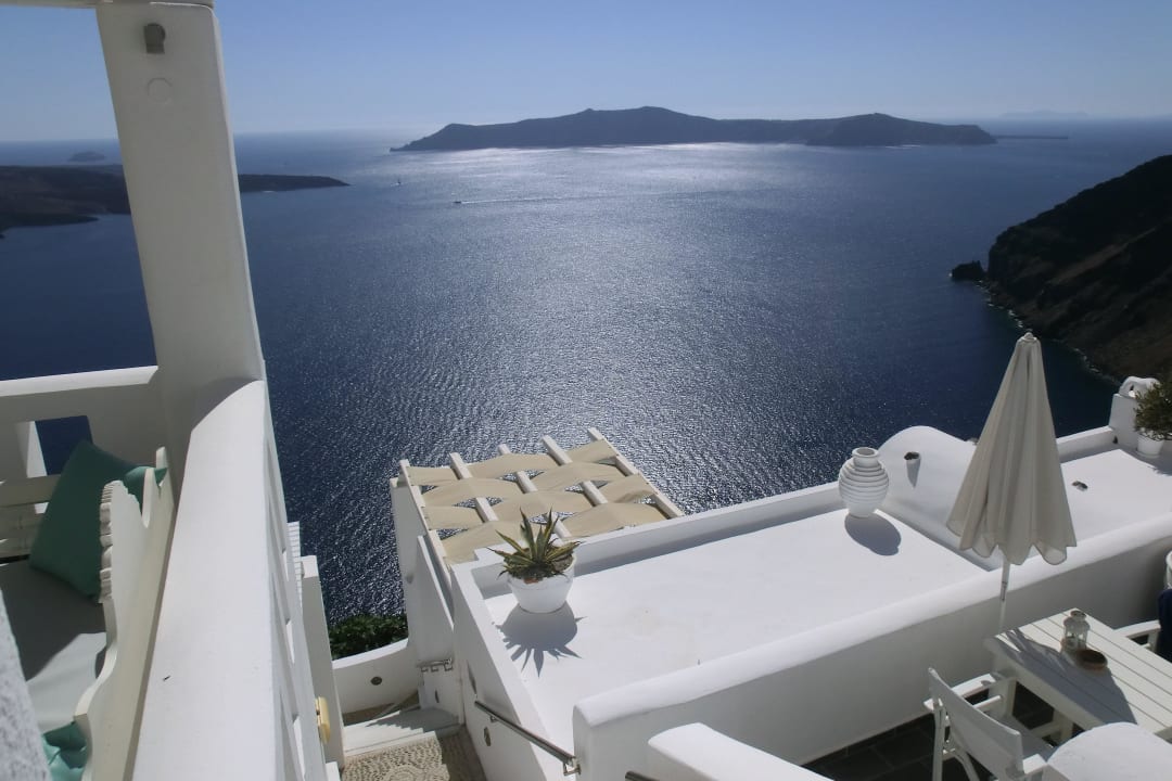 Blick am Nachmittag Hotel Agali Houses