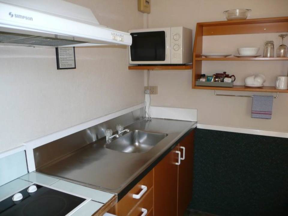 Küche der Tourist Flat Auckland North Shore Motels & Holiday Park