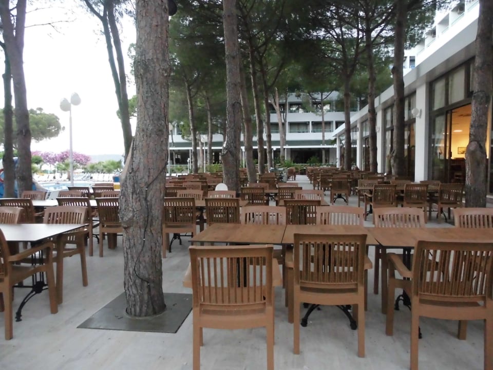 Essen unterm freien Himmel Hotel Grand Efe