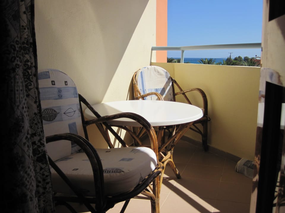 Balkon mit Meerblick Rethymno Village