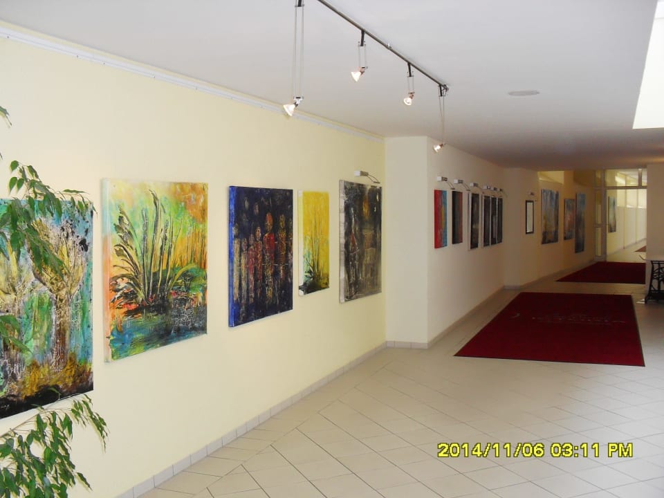 Verbindungsgang vom Zimmer zur Rezeption Hotel Kaiserhof Victoria