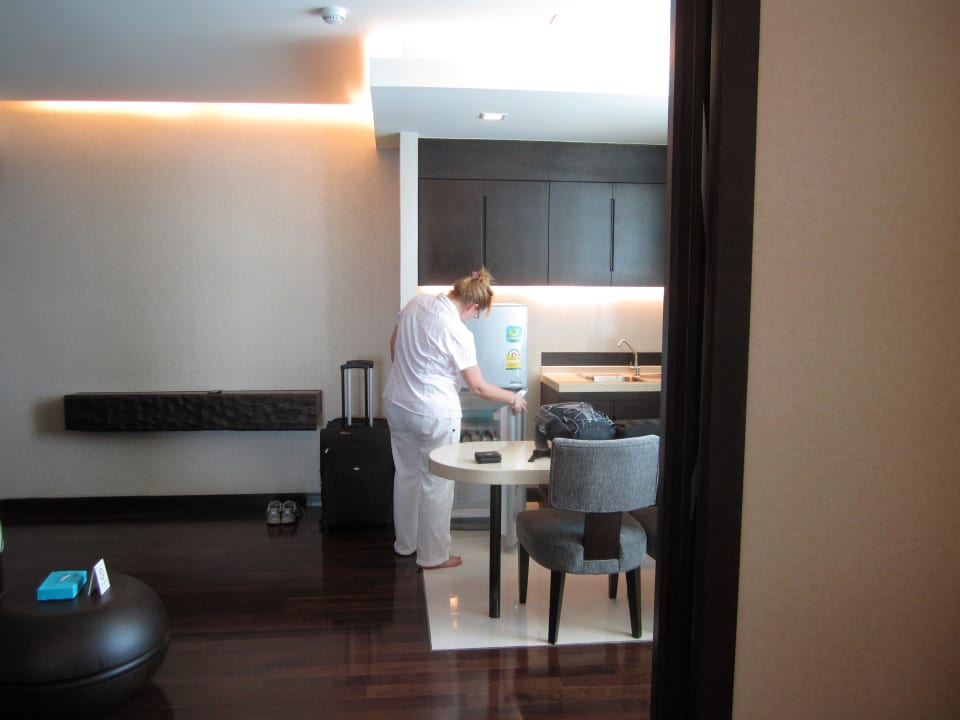 Küchenbereich mit großer Schiebetür abtrennbar Hotel Jasmine Resort