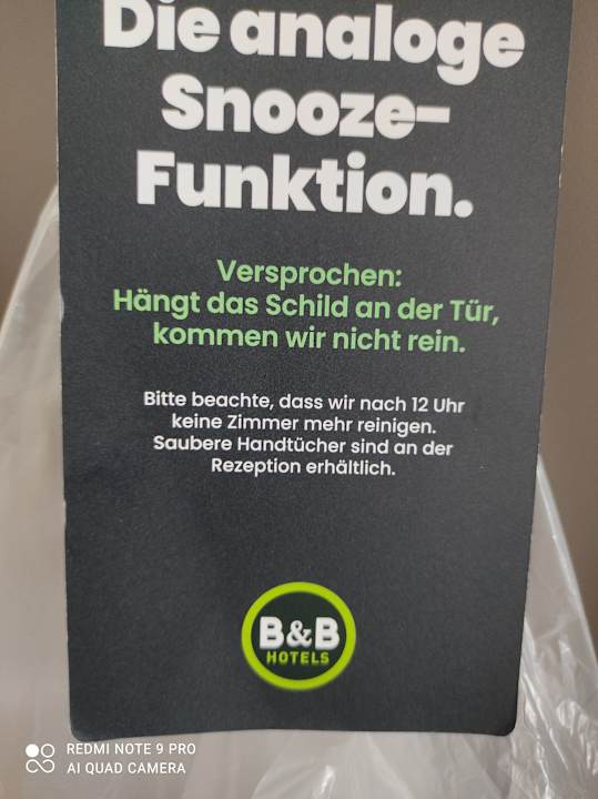 Zimmer B&B Hotel Rostock-Hafen