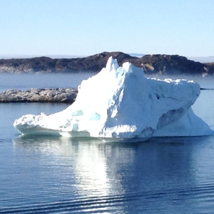 Ausblick aus Zimmer 205 Hotel Icefjord