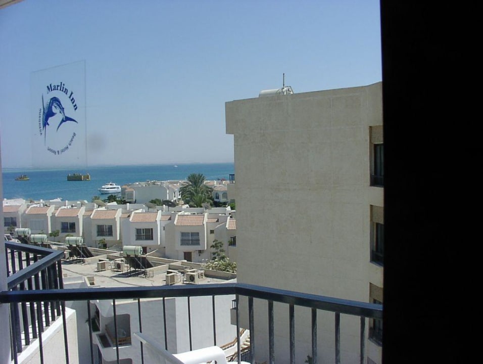 Blick vom Balkon Marlin Inn Azur Resort