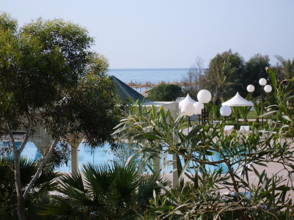 Ausblick von unseren Balkon Sentido Marillia Resort & Spa