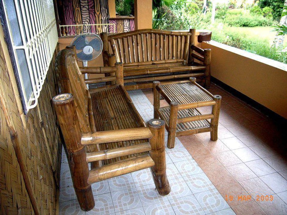 Mein" Balkon Hotel Woodland Resort Donsol