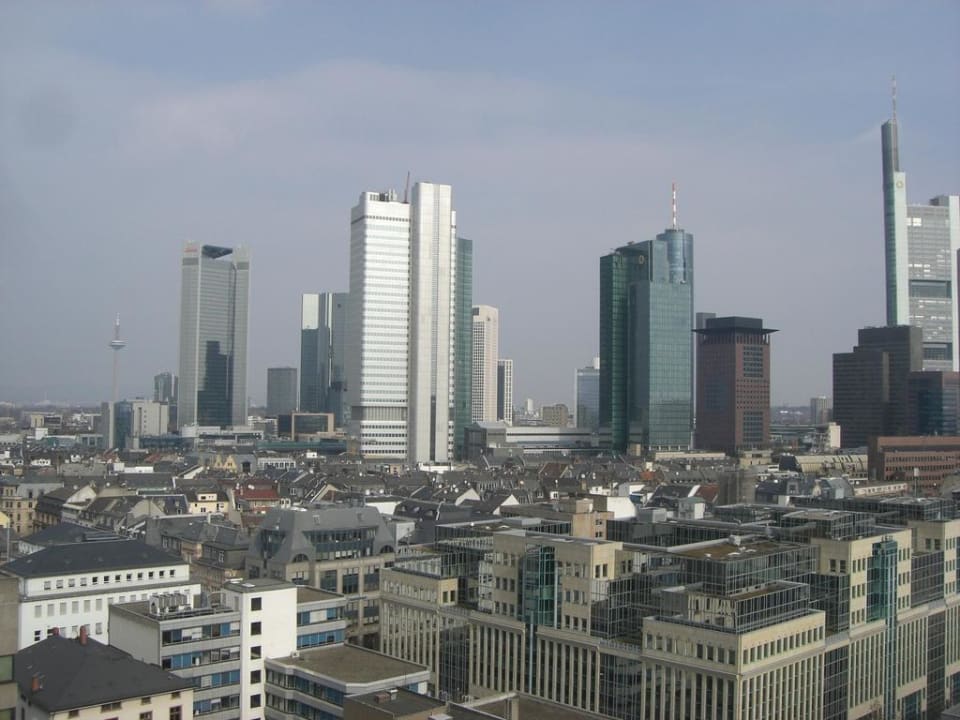 Ausblick auf das Bankenviertel Hotel InterContinental Frankfurt