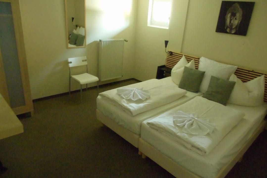 1. Schlafzimmer unseres Appartements. Vakantiehotel De Lange Man
