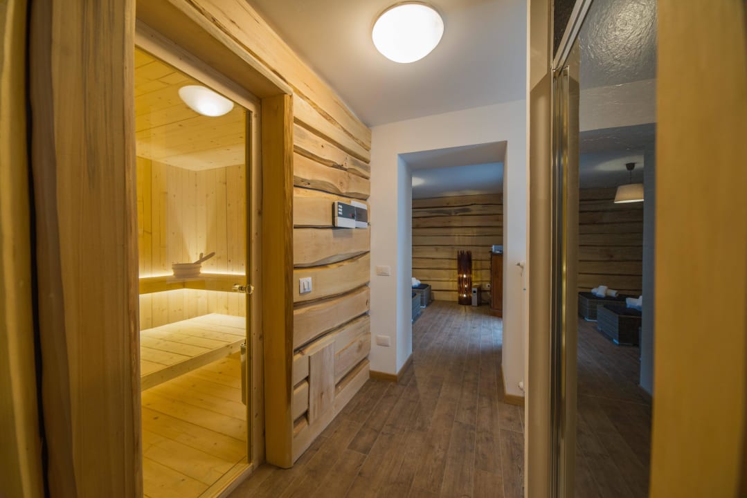 La nostra sauna finlandese Residence Cavanis Wellness & Spa