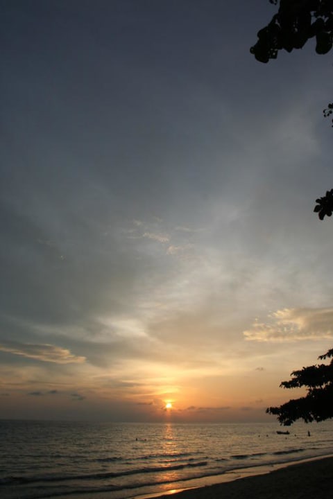 Sonnenuntergang White-Sand-Beach KC Grande Resort Koh Chang