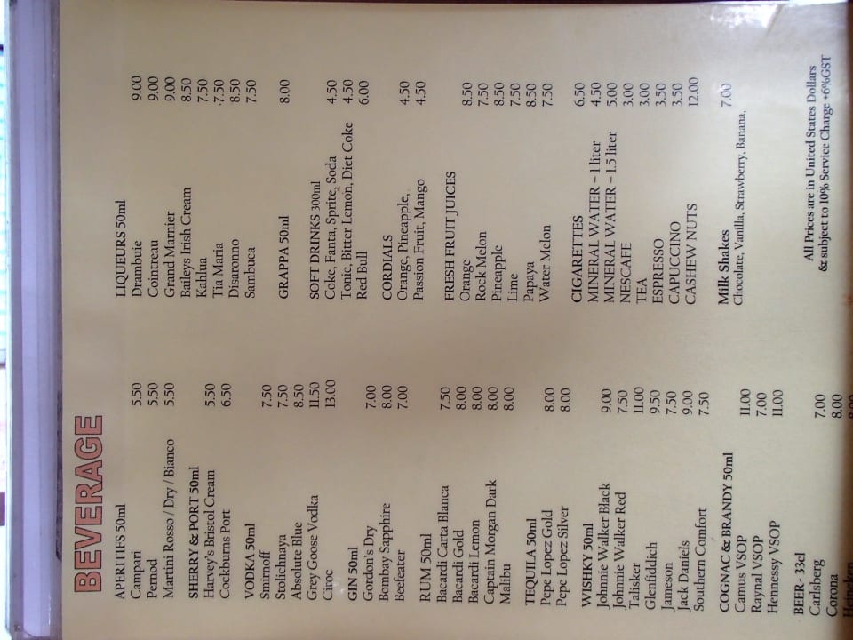 All Inklusive Bar Adaaran Club Rannalhi - All Inclusive