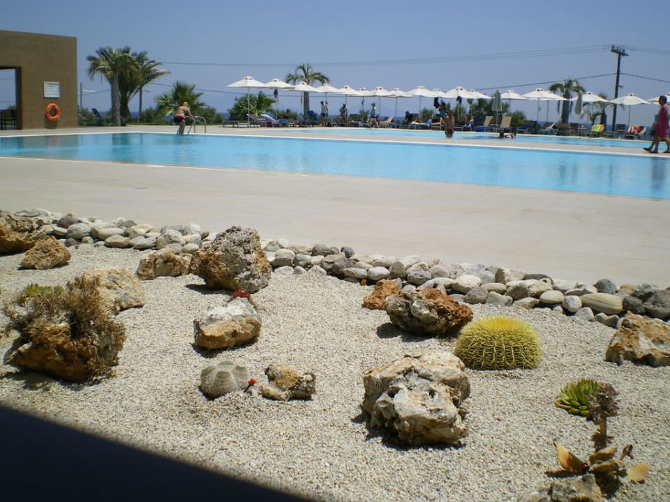 Blick vom Frühstückstisch Atlantica Mikri Poli Kos