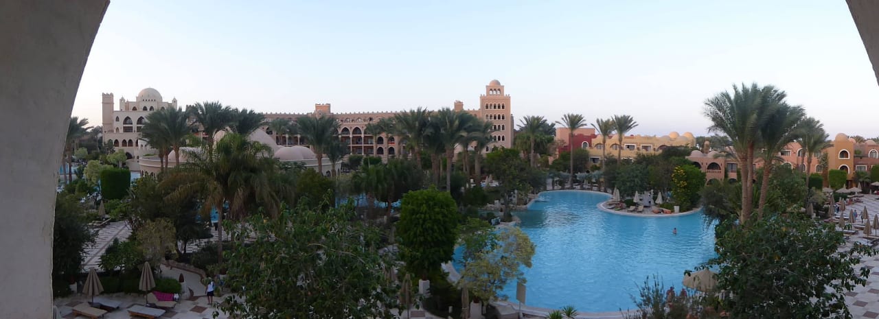 Blick vom Balkon Makadi Palace
