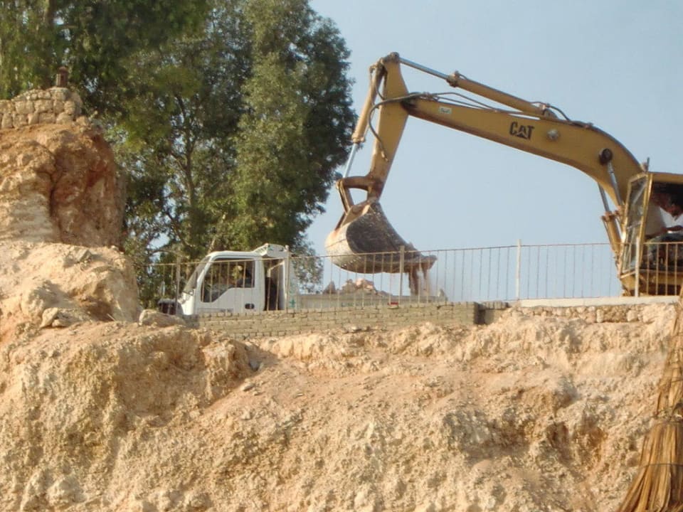 Baustelle oberhalb vom Strand Reef Oasis Beach Resort