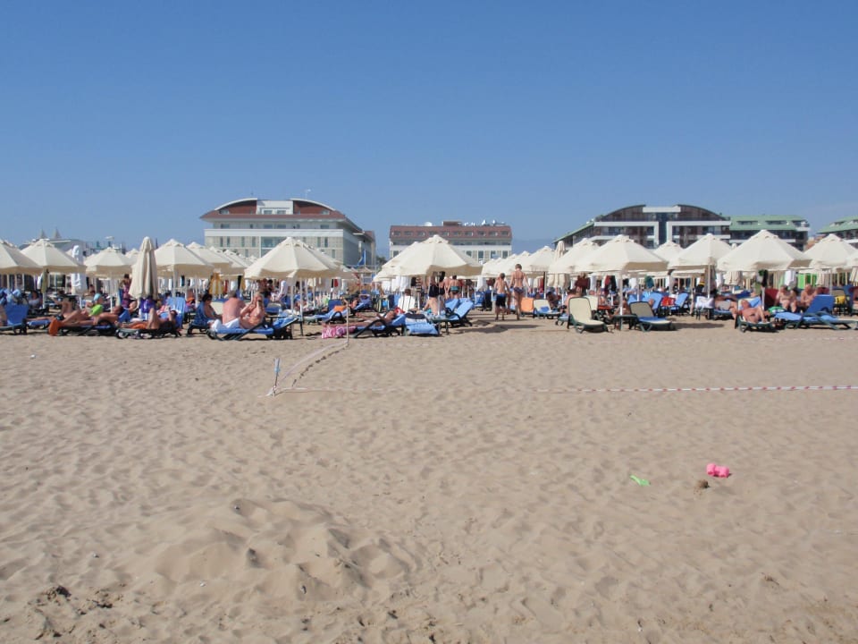 Blick vom Strand zum Hotel Sentido Trendy Verbena Beach