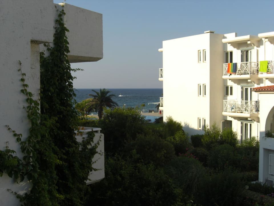 Ausblick vom Balkon Hotel Ariadne Beach