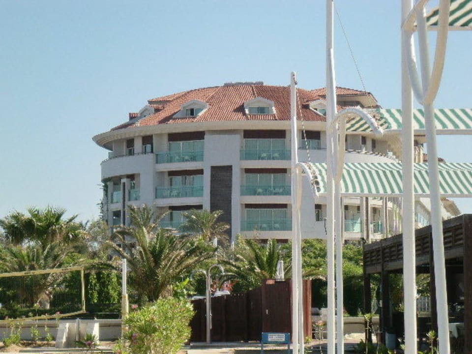 Ansicht vom Strand Sunis Evren Beach Resort Hotel & Spa